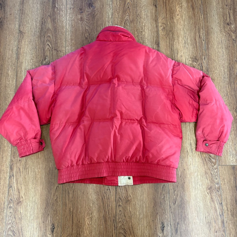 Vintage Bogner Red Goose Down Puffer Ski Jacket USA Made Womens EUR 36 Retro - Picture 10 of 13